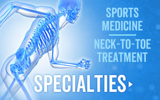 Panhandle Orthopedics is a Joint, Sports Medicine & Spine Institute offering Neck to Toe Treatment